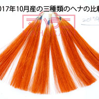 2017年産石臼挽き用のヘナを選定中!染毛力(ローソニア色素)のチェック